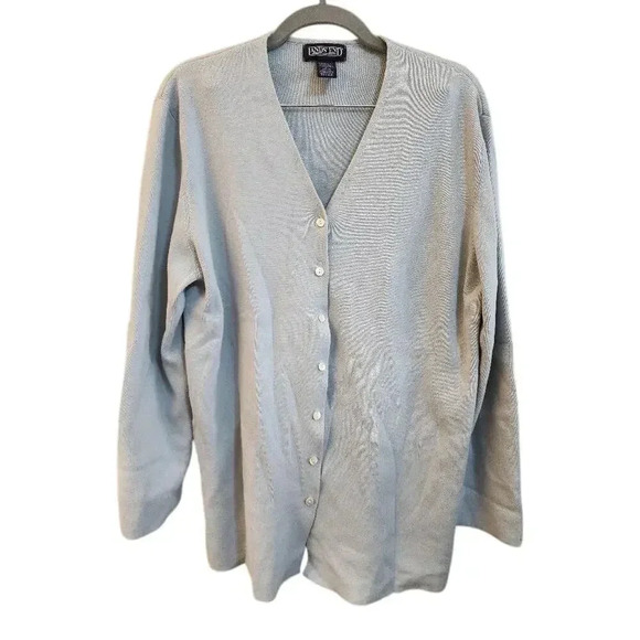 Women's Lands' End Cardigan Size L - Picture 1 of 4